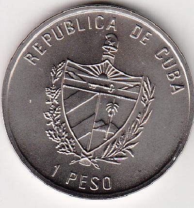 Beschrijving: 1 Peso AIRCRAFT ALBATROD DII Coloured